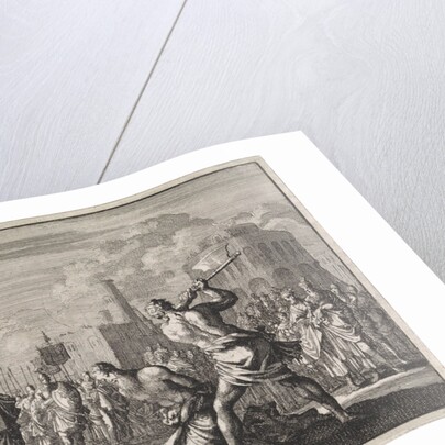 The beheading of Antigonus ordered by Anthony by Pieter Mortier