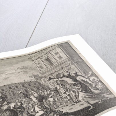 Stoning of Zacharias by Pieter Mortier