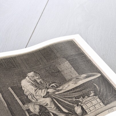 Joannes Coaxa counts his borrowed money by Christoph Weigel