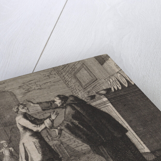 Monk converts a man by Christoph Weigel