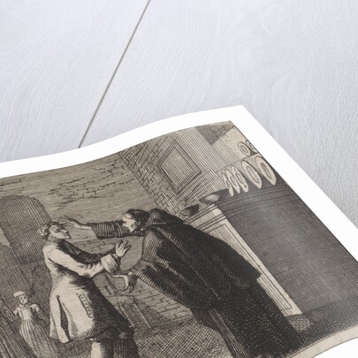 Monk converts a man by Christoph Weigel