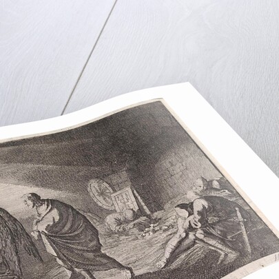 Peter liberated by the angel from prison by Pieter Mortier