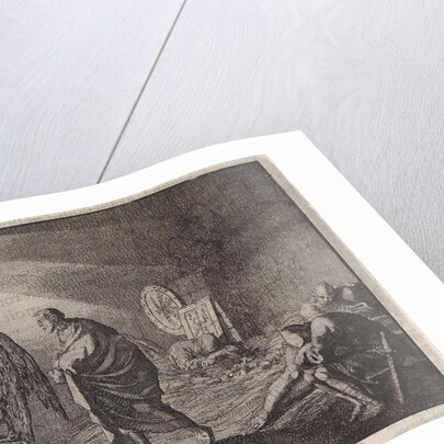 Peter liberated by the angel from prison by Pieter Mortier