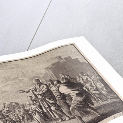 Christ and the ten lepers by Pieter Mortier