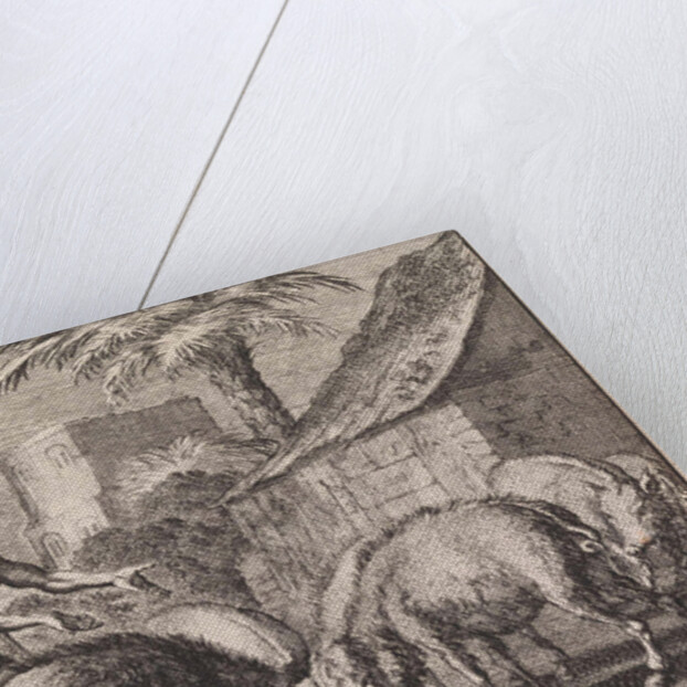 Prodigal Son as a swineherd by Pieter Mortier