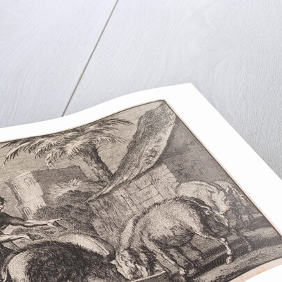 Prodigal Son as a swineherd by Pieter Mortier