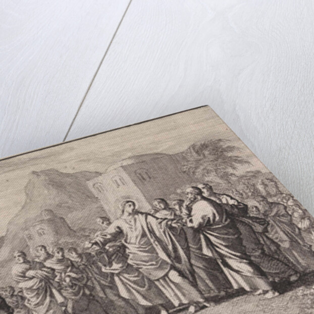 Christ gives advice to a rich young man by Jan Luyken