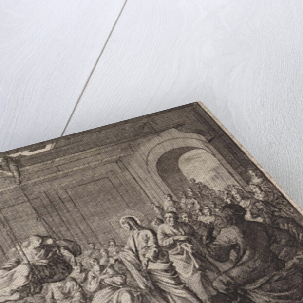 Healing of a paralytic by Pieter Mortier