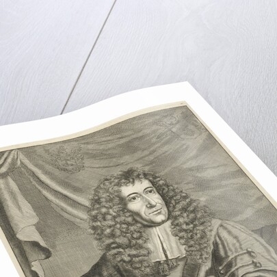Portrait of Sebastian Schelckens, rector at Franeker by Jan Luyken