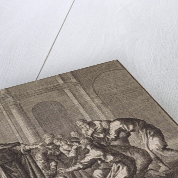 Joseph reveals himself to his brothers by Pieter Mortier