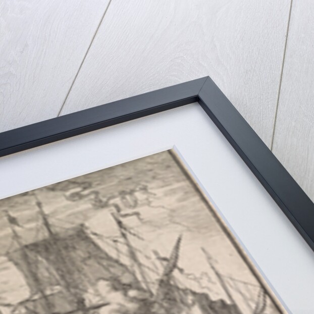 Sea battle between Turkish warships and galleys of the Knights of Malta by Johann David Zunnern