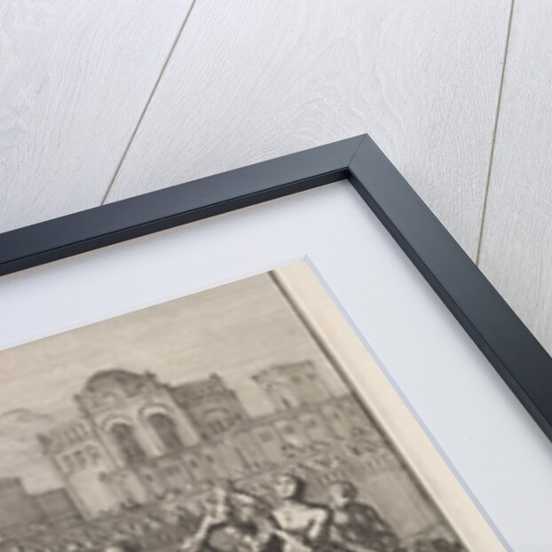 Early Christian martyrs in a Roman arena and Early Christian martyrs who are being slaughtered in an arena by Barent Visscher