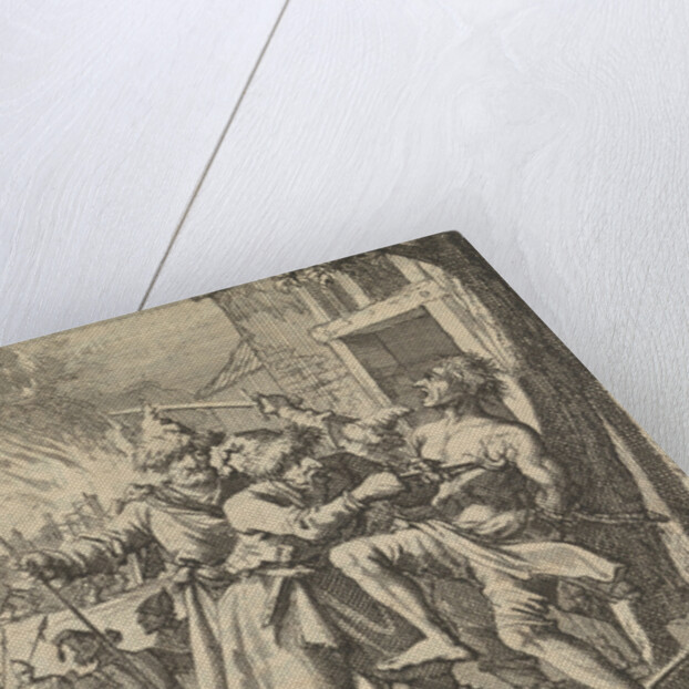 Atrocities against the people of Lower Austria committed by Polish Cossacks in the service of the emperor, 1620 by Pieter van der Aa I