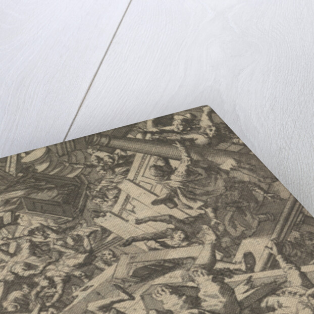 Collapsed gallery during a Catholic worship in the house of the Spanish ambassador in London, 1623 by Pieter van der Aa I