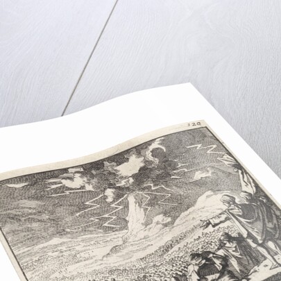 Moses explains the Ten Commandments to the elders on Mount Sinai by Andries van Damme