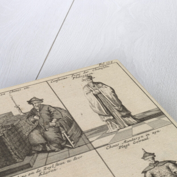 Chinese clergyman, Chinese philosopher, Chinese craftsman, Chinese official by Engelbrecht Boucquet