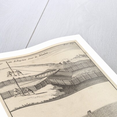 Ship pulled into an upper canal by Engelbrecht Boucquet