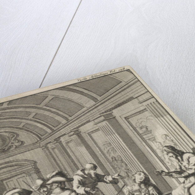 Marquis Giovanni Monaldeschi murdered in the palace of Fontainebleau, 1657 by Jan Claesz ten Hoorn