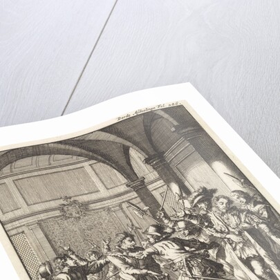 Unsuccessful attempt on Prince William I of Orange Antwerp, 1582, Belgium by Jan Claesz ten Hoorn