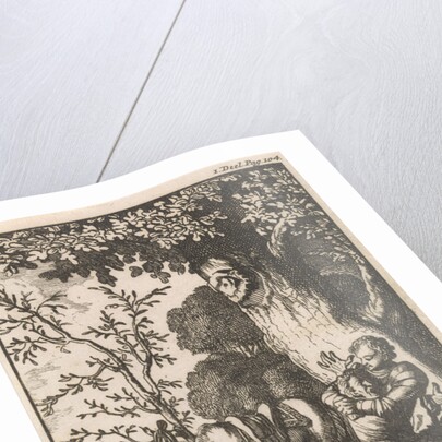 Don Clarazel embraces Gandales, he chooses his squire by Nathanael Holbeex