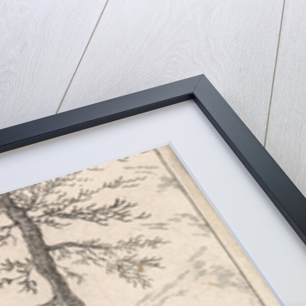 Don Quixote drinks wine with a hermit in a forest by Pieter Mortier