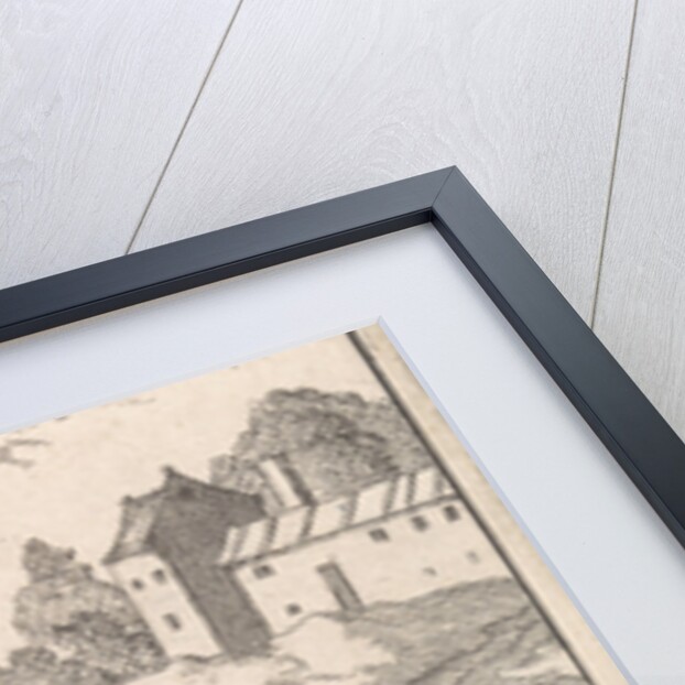 Sancho is tied up by his master on a donkey by Pieter Mortier