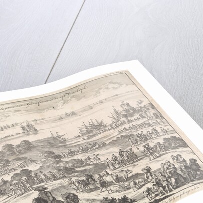 Protestants flee from France after the revocation of the Edict of Nantes by Jan Luyken