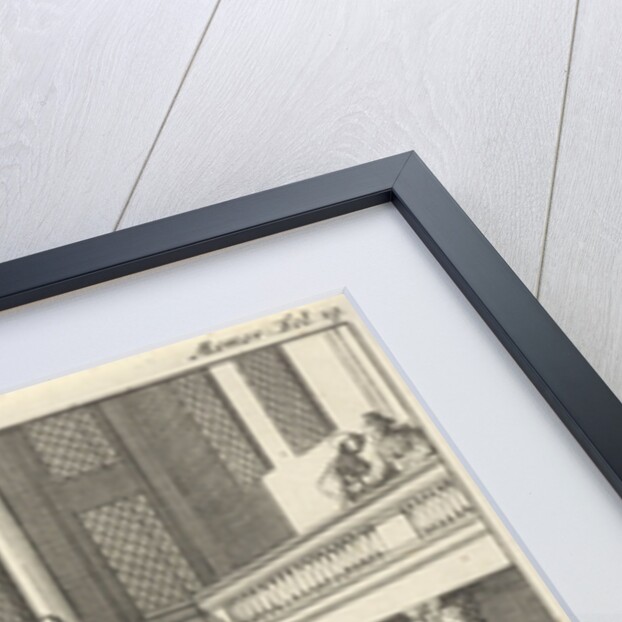 Large popular uprising before the palace in Madrid, Spain by Willem Broedelet