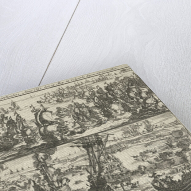 Battle of Cape La Hogue, 1692 by Jan Claesz ten Hoorn