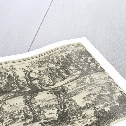 Battle of Cape La Hogue, 1692 by Jan Claesz ten Hoorn