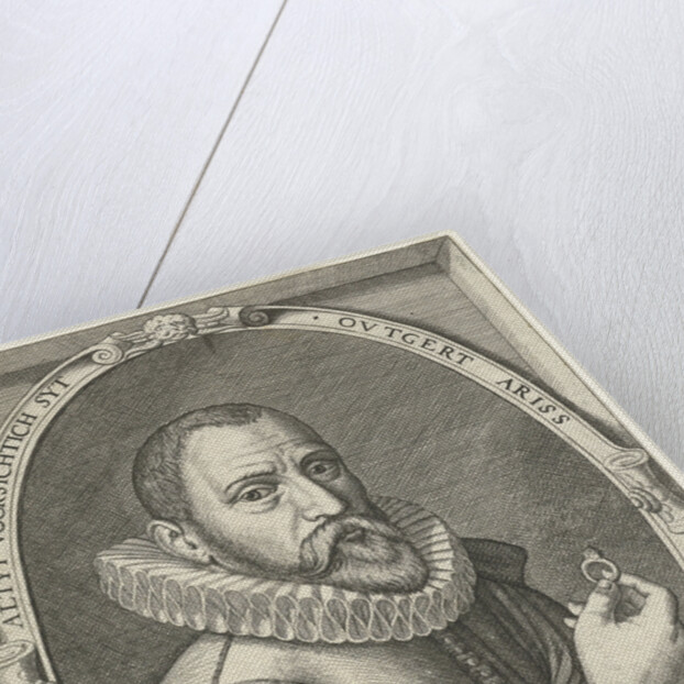Portrait of Outgert Ariss Akersloot at the age of 44 by Willem Outgertsz. Akersloot