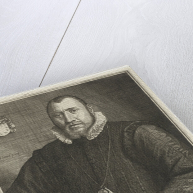 Portrait of Jacob Muys van Holy by Simon onder de Linde