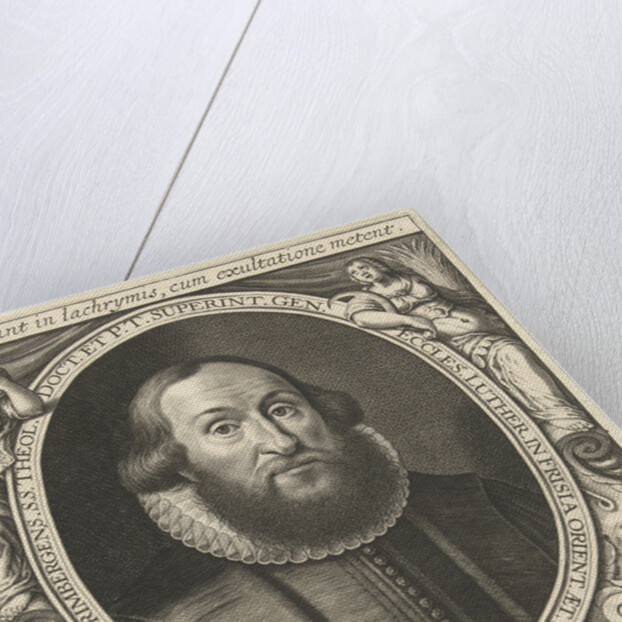 Portrait of Michel Waltherus at the age of 42 by Willem Jacobsz. Delff