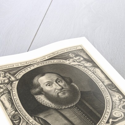 Portrait of Michel Waltherus at the age of 42 by Willem Jacobsz. Delff