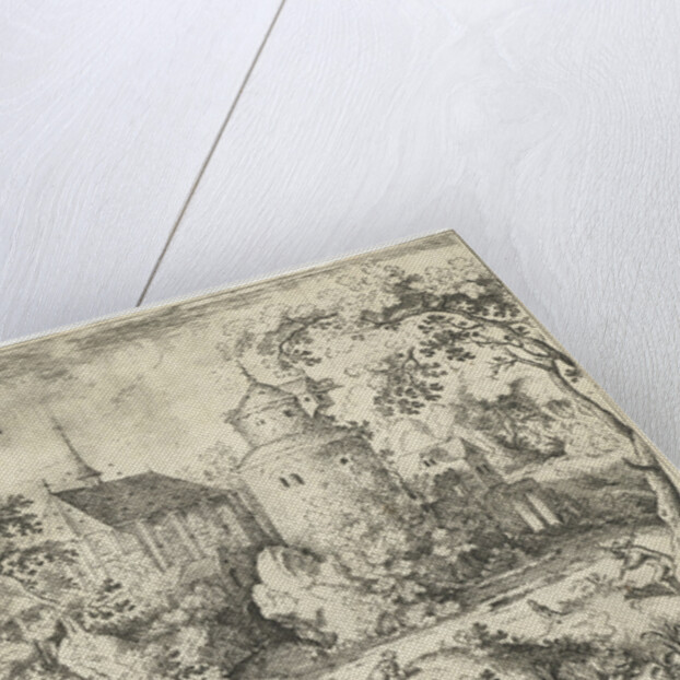 Deer Hunting near a chapel by Jacob Savery I