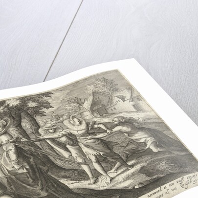 Poverty follows Wealth by Cornelius Schonaeus