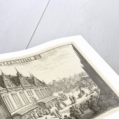 View of the Vleeshal Haarlem by Romeyn de Hooghe