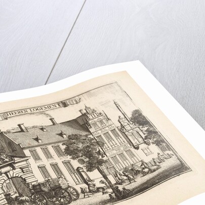 View of the men's hostel in Haarlem by Romeyn de Hooghe