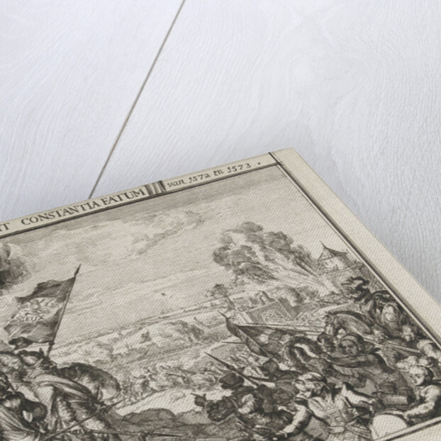 Plankenau Hasselaer on the Haarlem ramparts by Romeyn de Hooghe