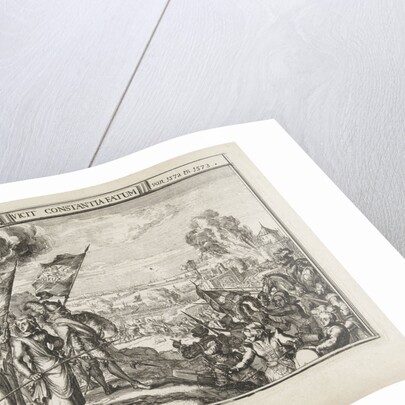 Plankenau Hasselaer on the Haarlem ramparts by Romeyn de Hooghe