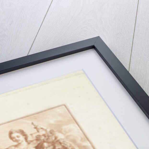 Allegory of Justice as patron of the arts by Gilles Demarteau