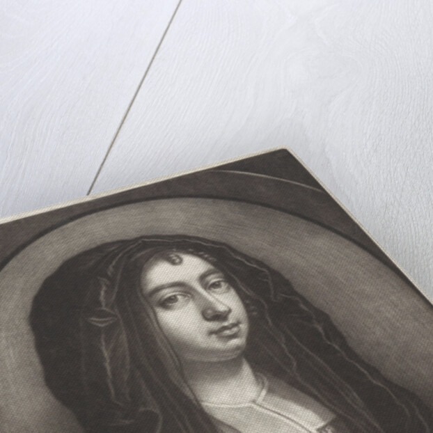 Portrait of a Young Woman with a headscarf by Wallerant Vaillant