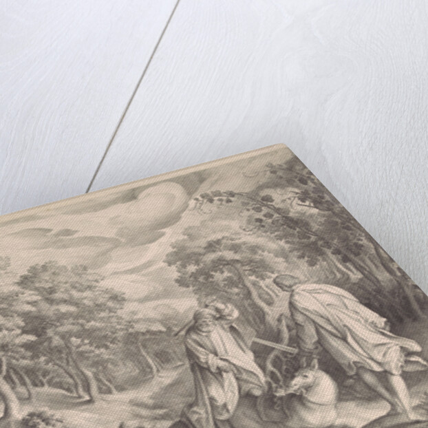 Balaam and the angel by Gerard Valck