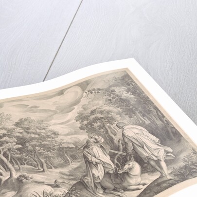 Balaam and the angel by Gerard Valck