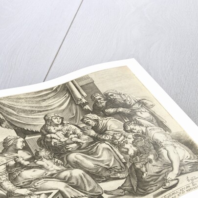 Holy Family by Claes Jansz. Visscher II