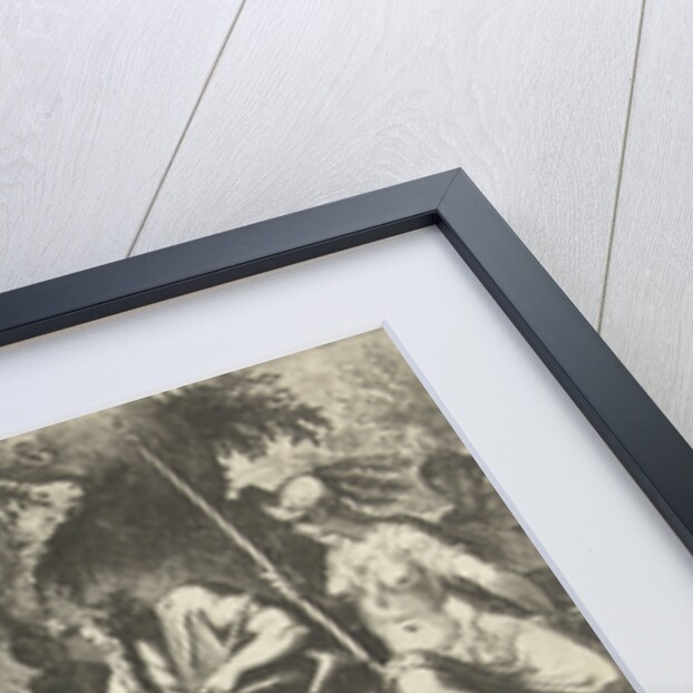 Midas Verdict, Nicolaes Jansz. Clock by Conrad Goltz