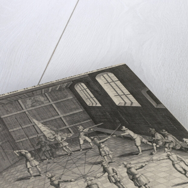 Fencing School of the University of Leiden by Claes Jansz. Visscher II