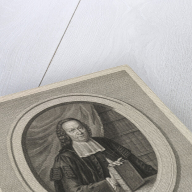 Portrait of Leonard Offerhaus by Fridericus Carolus de Hosson