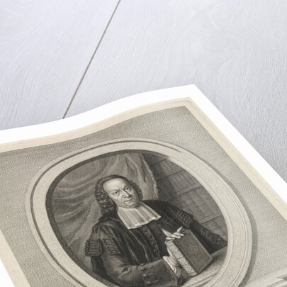 Portrait of Leonard Offerhaus by Fridericus Carolus de Hosson