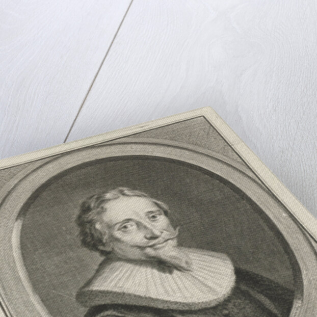 Portrait of Hugo Grotius by Isaak Tirion